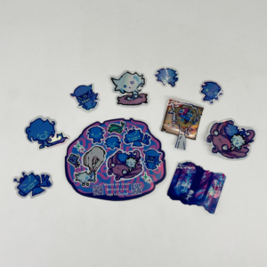 Cartela de adesivos - Psychevox